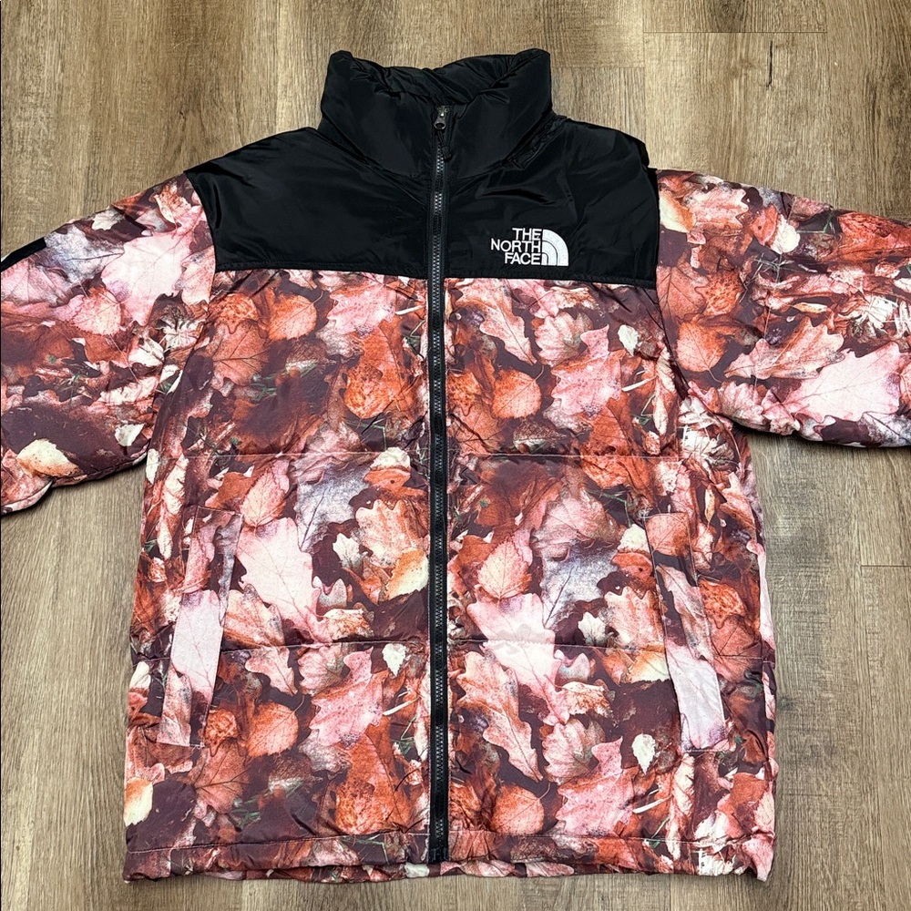 Supreme X The North Face Nuptse “Leaves” FW16 700 Fill Ski Jacket/Parka
